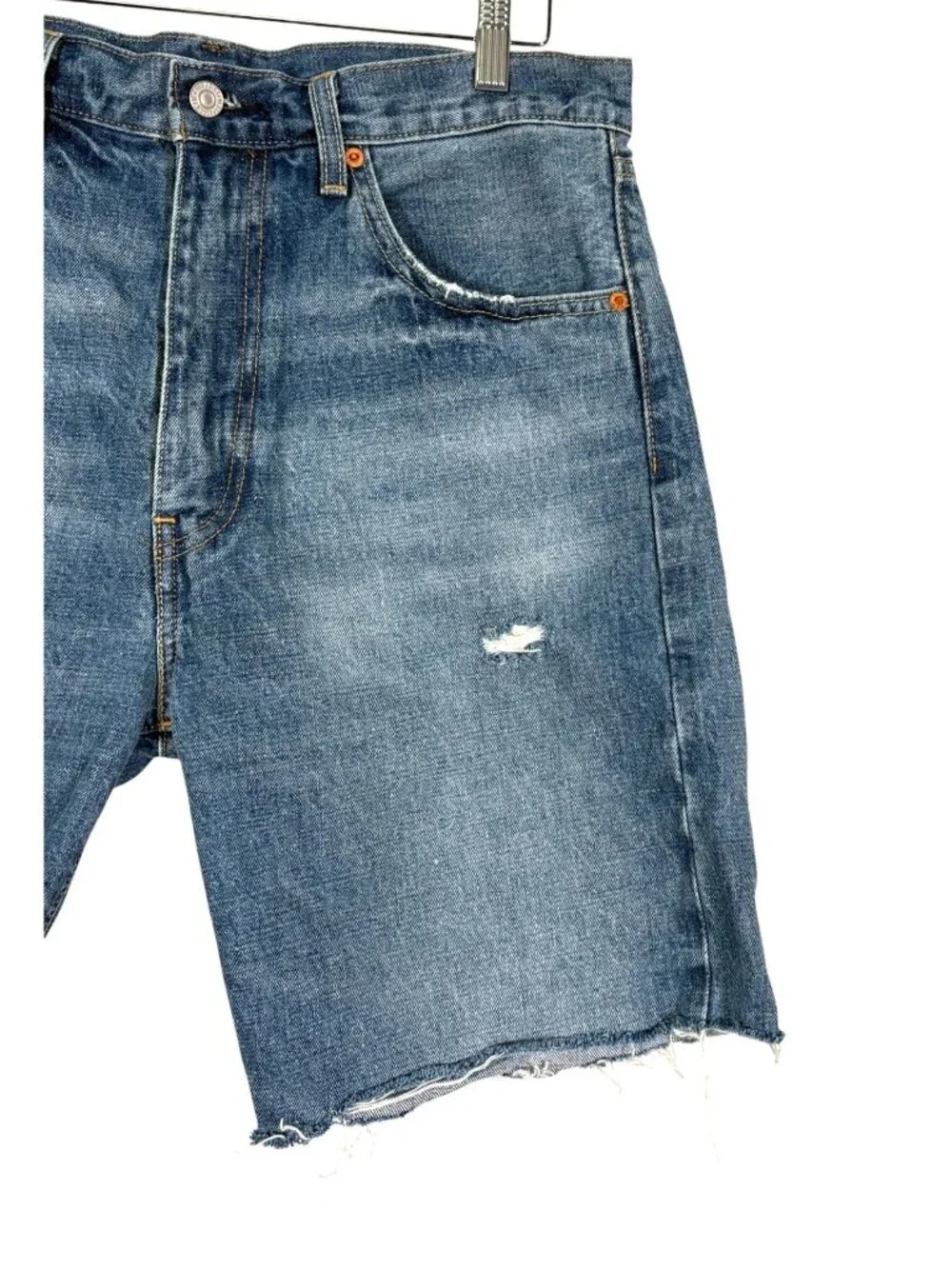 Levi's Mens Selvedge Denim Jorts Jean Shorts Size 32
